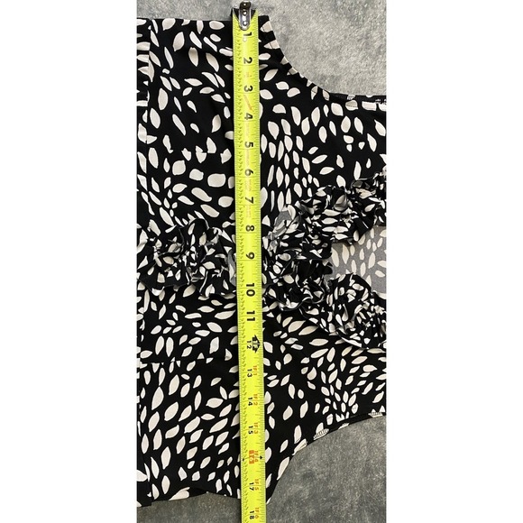 London Style Collection Ruffle Accent Sleeveless Women's Dress Size 14 - Picture 7 of 9